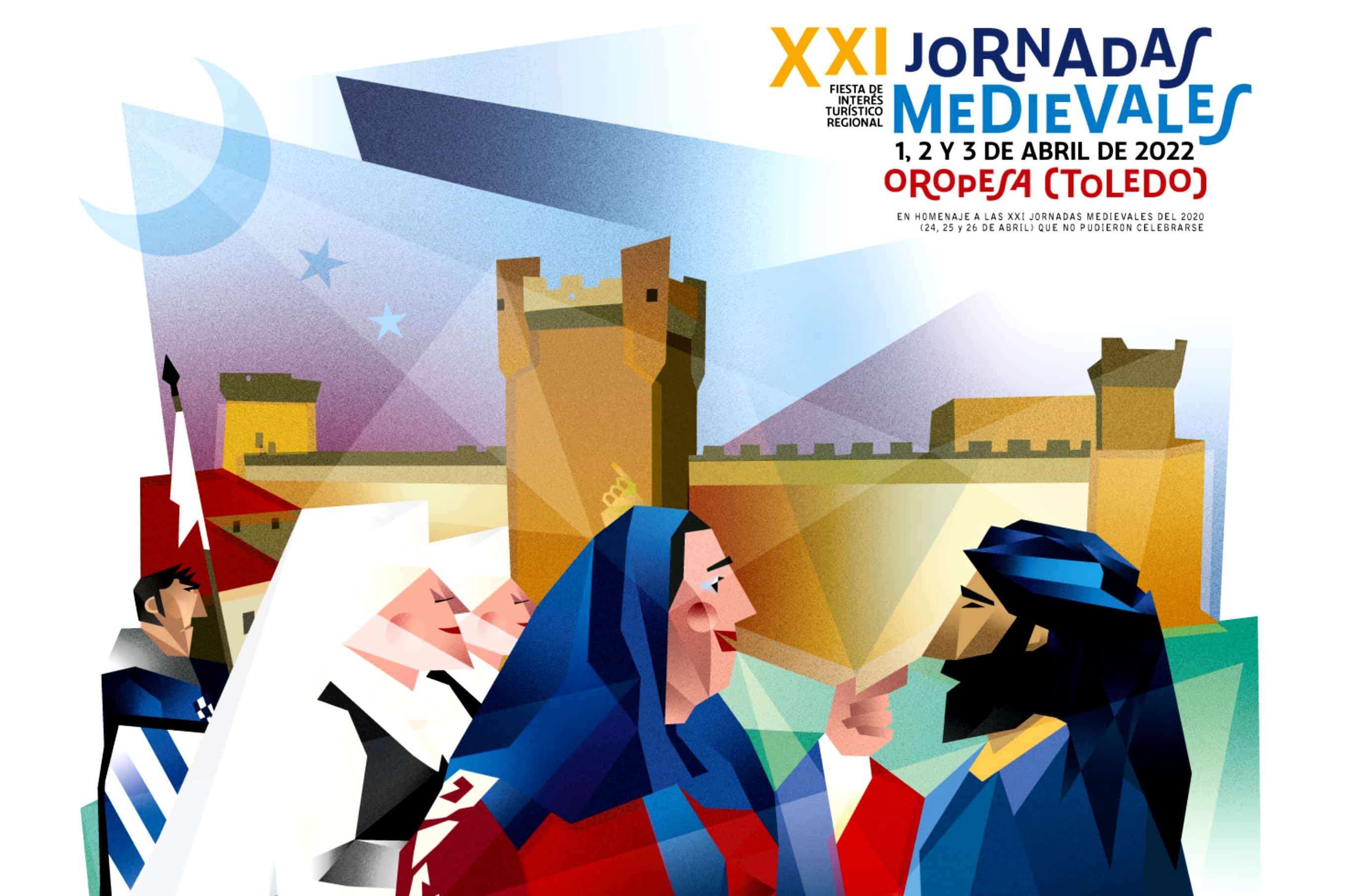 Cartel de las Jornadas Medievales de Oropesa de Toledo 2022