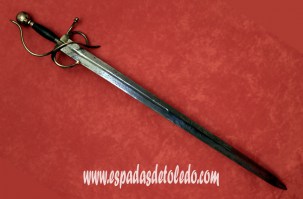 NOTA Imagen de Colada del Cid en latón rústico y puño de madera. Sword with Brass/rustic/wood grip